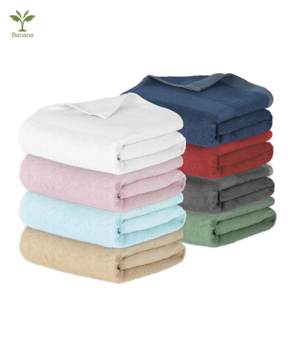 Banana Super Light weight Terry | 75 x 150 CMS | Pack of 8