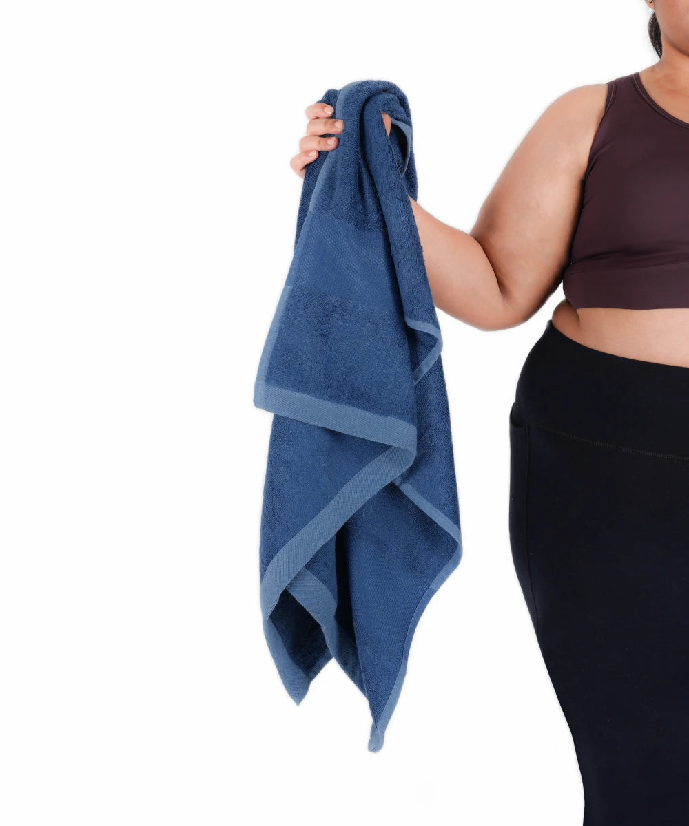 Banana Super Light Terry Bath Towels | 75 x 180CMS | 400 gsm | Plus Size