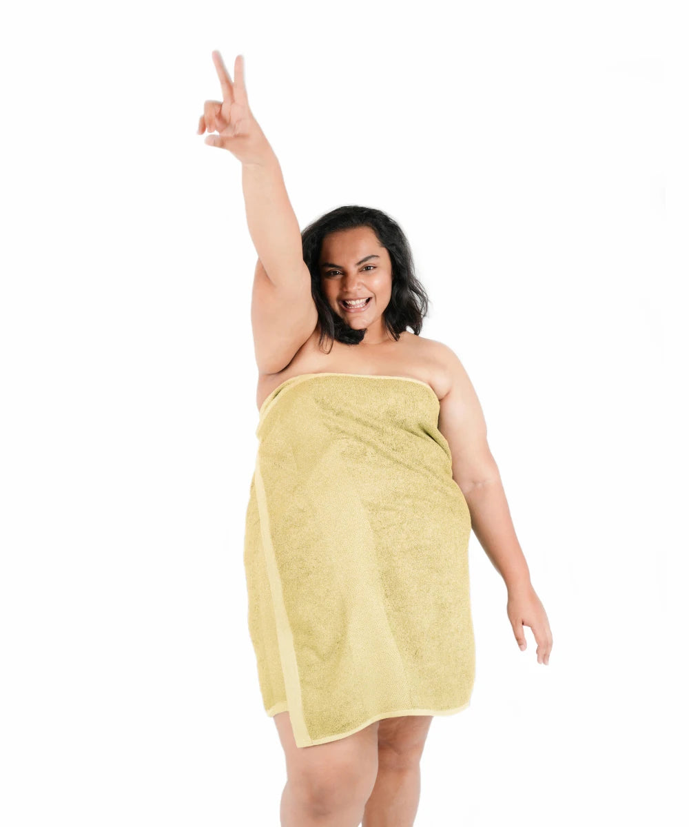Banana Super Light Terry Bath Towels | 75 x 180CMS | Plus Size