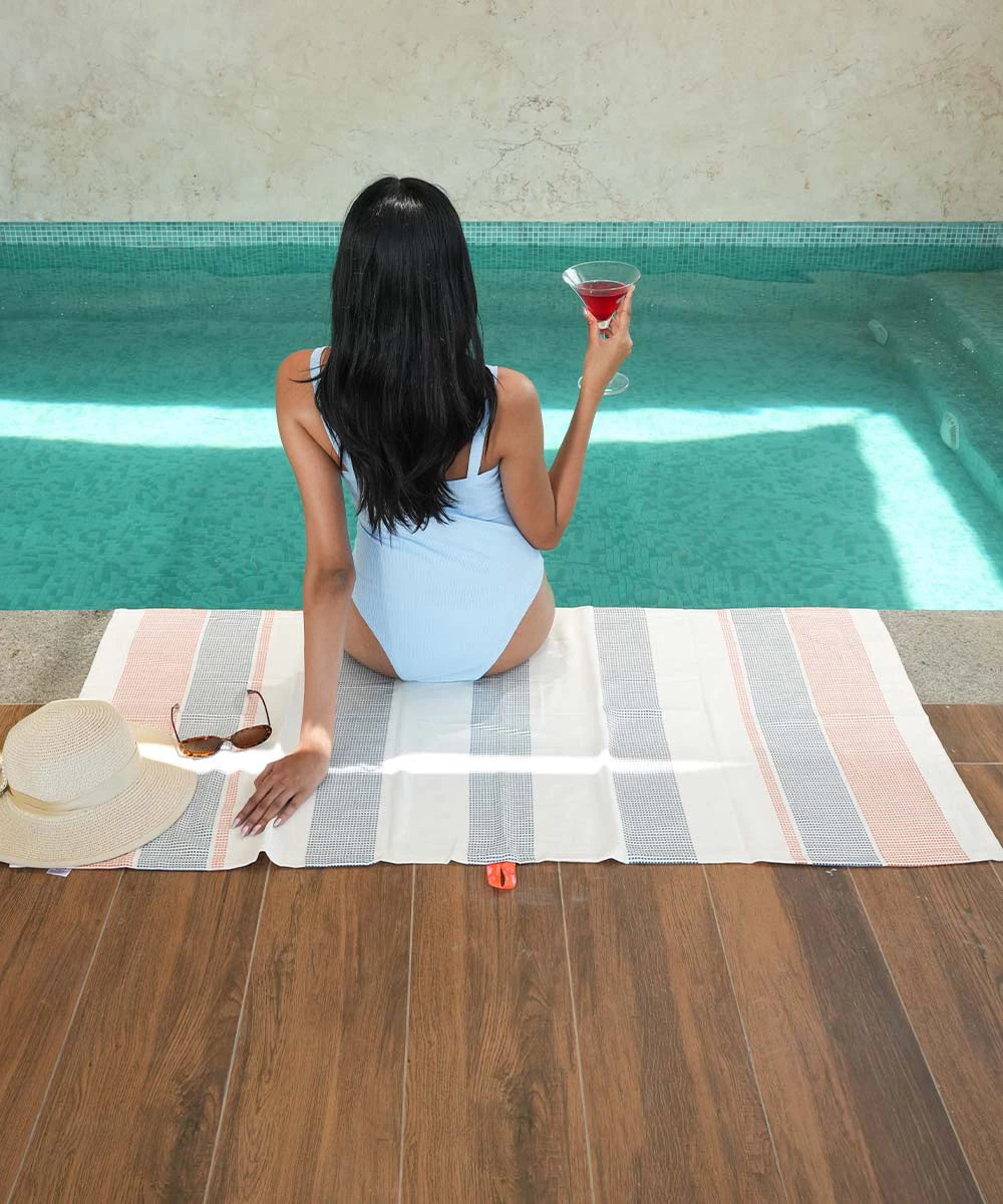 Bamboo Dobby Bath Towels | 70 x 140 CMS