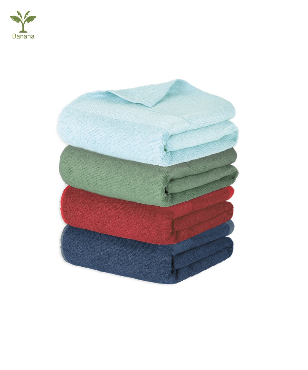 Banana Super Light Terry | 75 x 150 CMS | Pack of 4