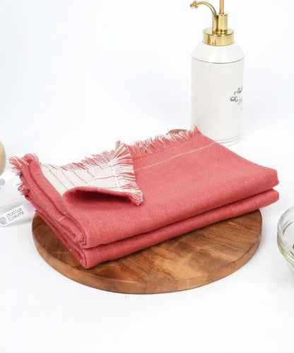Aluvera Double Cloth Hand Towel - Pack of 2