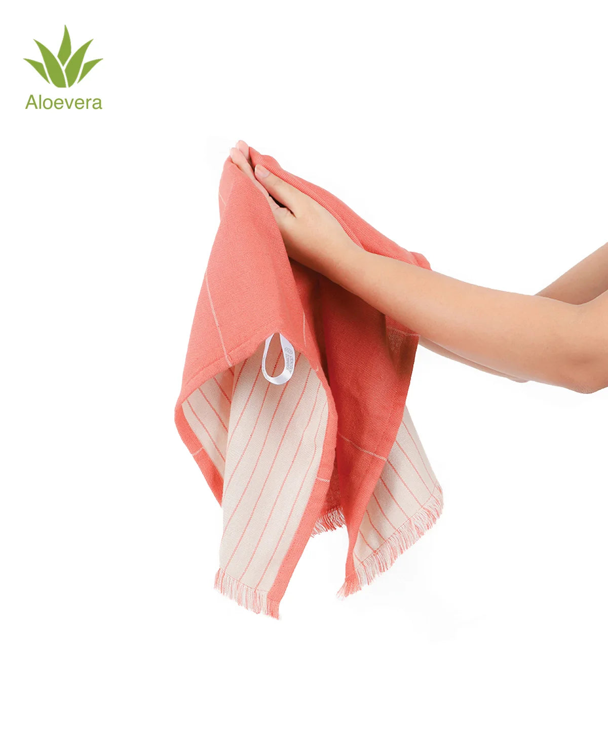 Aluvera Double Cloth Hand Towel - Pack of 2