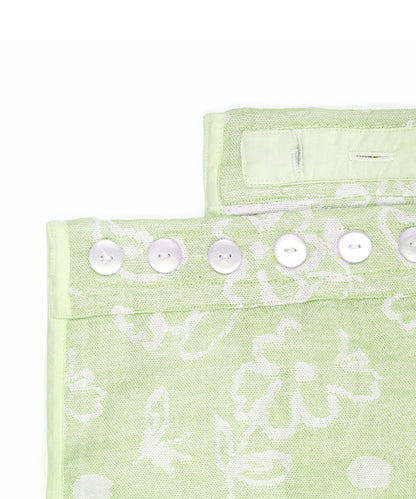Banana Jacquard Floral Body Wrap