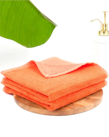 Banana X Cotton Face Towel | 30 x 30 cms | 575 GSM -  Pack of 4