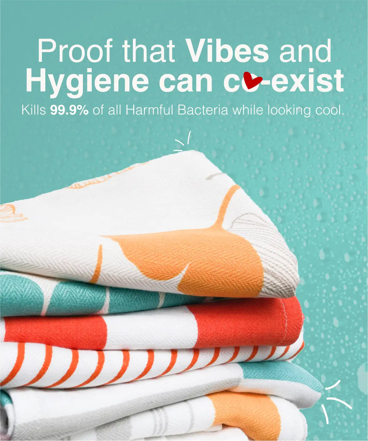 Turquoise Tile Bamboo Bath Towel | 200 GSM | 70 X 140 CMS