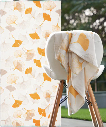 Gingko Garden Bamboo Bath Towel | 200 GSM | 70 X 140 CMS