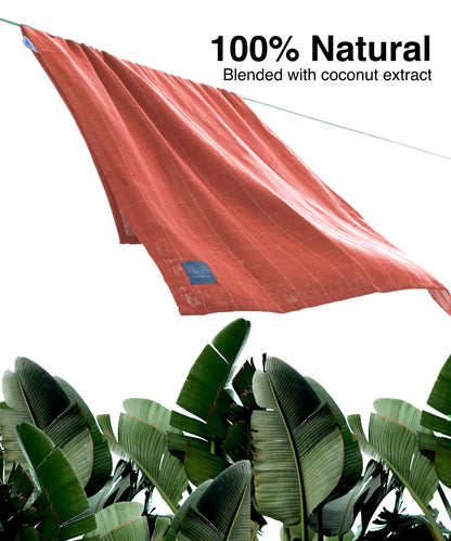 Banana Double Cloth Bath Towels | 330 GSM | 75 X 150 CMS
