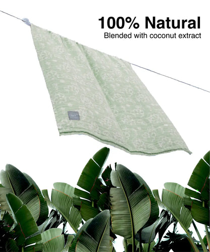 Banana Jacquard Floral Bath Towel | 210 GSM | 75 X 150 CMS