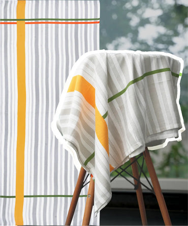 Just Stripes Bamboo Bath Towel | 200 GSM | 70 X 140 CMS