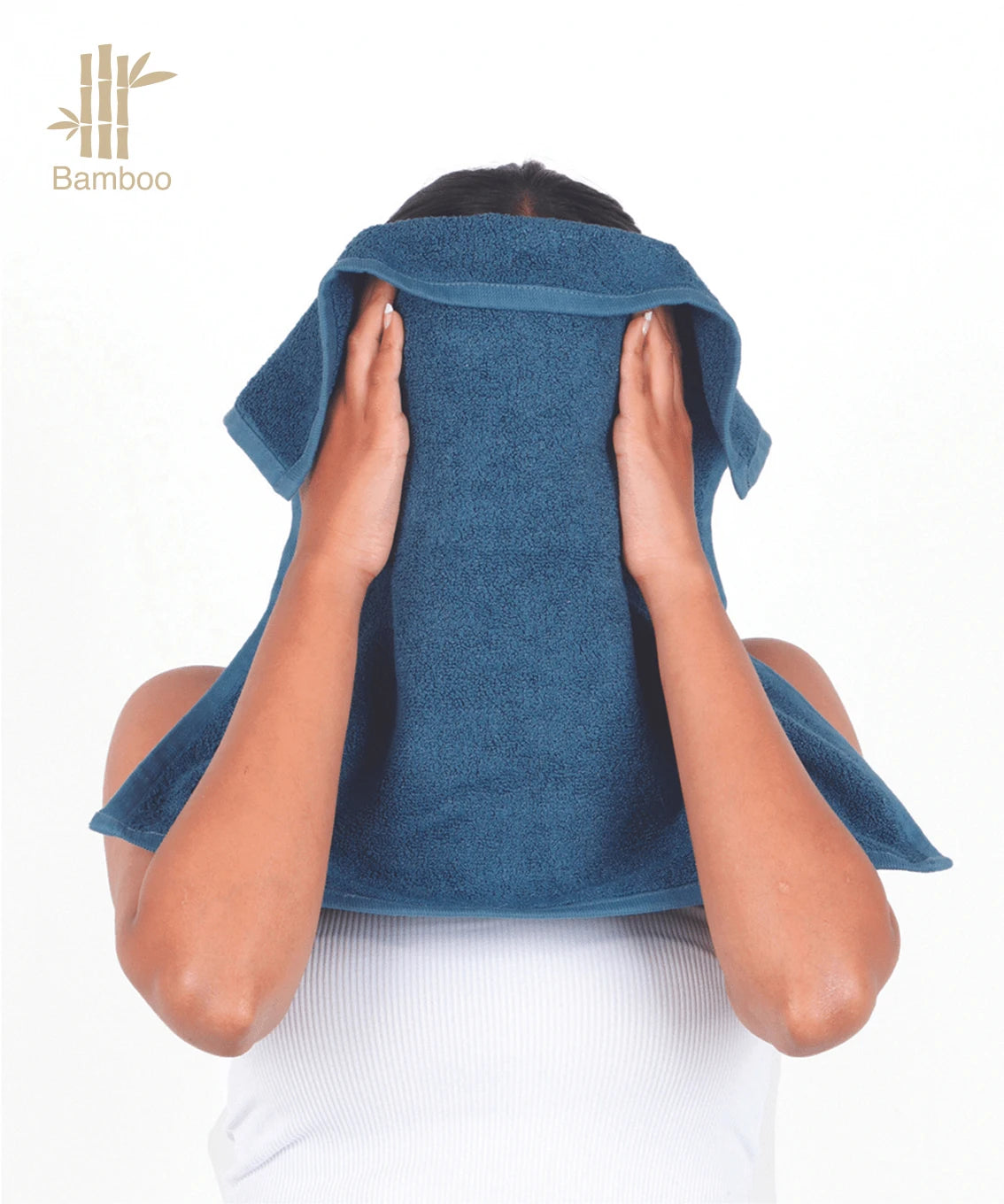 Bamboo Terry Face Towel | 40 x 40 cms | 650 GSM - Pack of 4