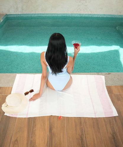 Bamboo Dobby Bath Towels | 70 x 140 CMS
