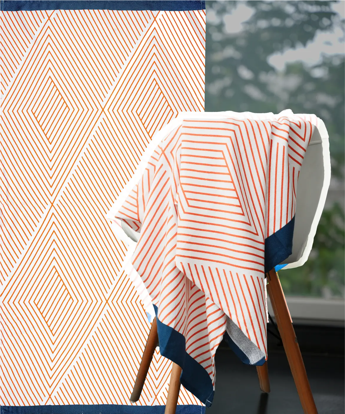 Tangerine Dream Bamboo Bath Towel | 200 GSM | 70 X 140 CMS