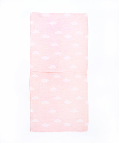 Aloe Vera baby bath towel Pack of 2 - Pink Skies + Blue Skies