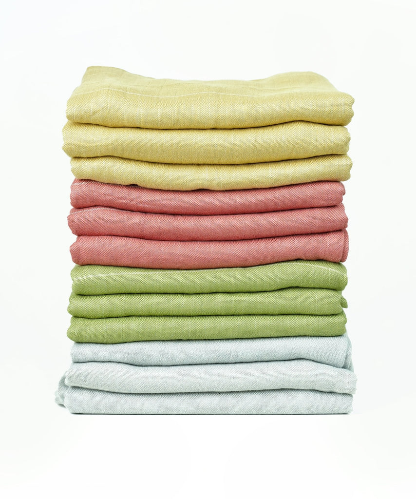 Aloe Vera Double Cloth Bath Towel Pack of 12