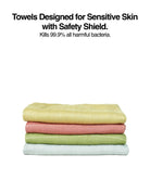 Aloe Vera Double Cloth Bath Towel Pack of 4