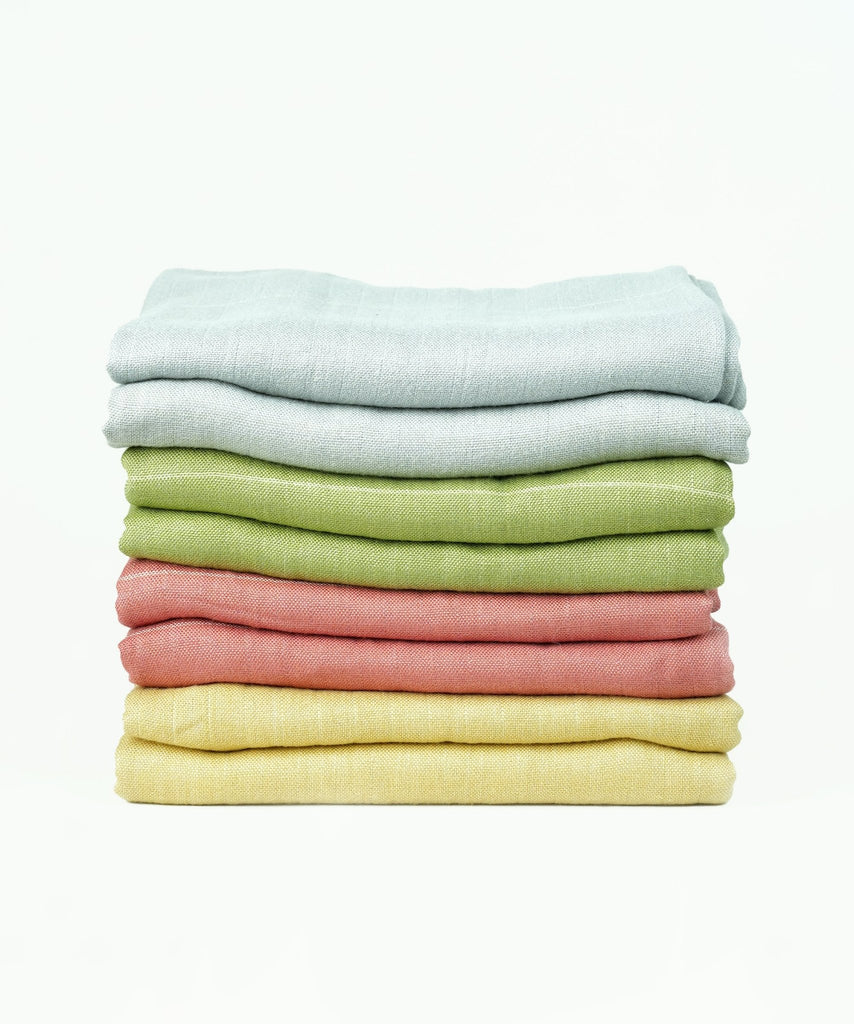 Aloe Vera Double Cloth Bath Towel Pack of 8