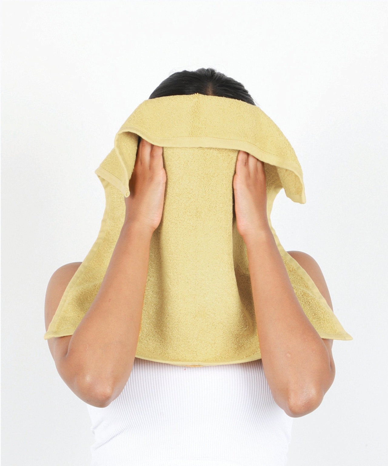 Bamboo Terry Face Towel Macaroon yellow