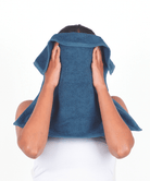 Bamboo Terry Face Towel Mineral Blue