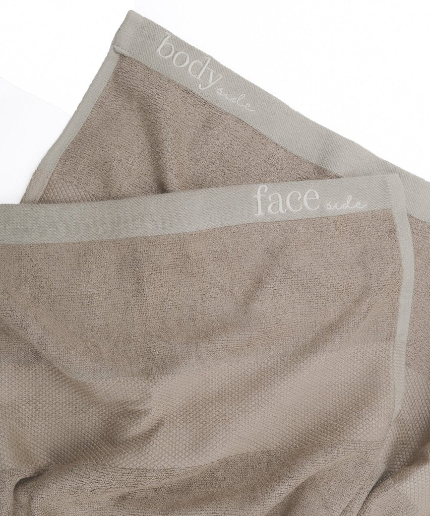 Bamboo Terry Face Towel Sierra Taupe