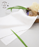 Bamboo Terry Face Towel white