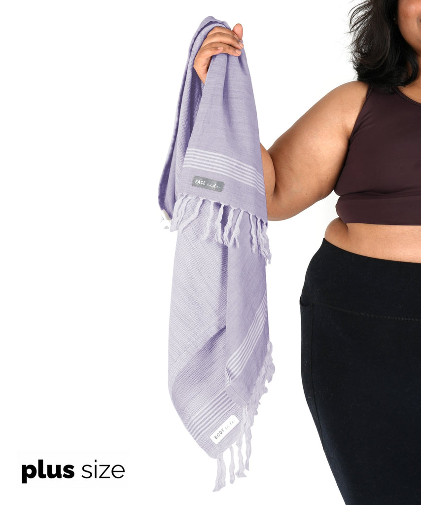 Bamboo Ultra - Light Slub Bath Towel Plus Size