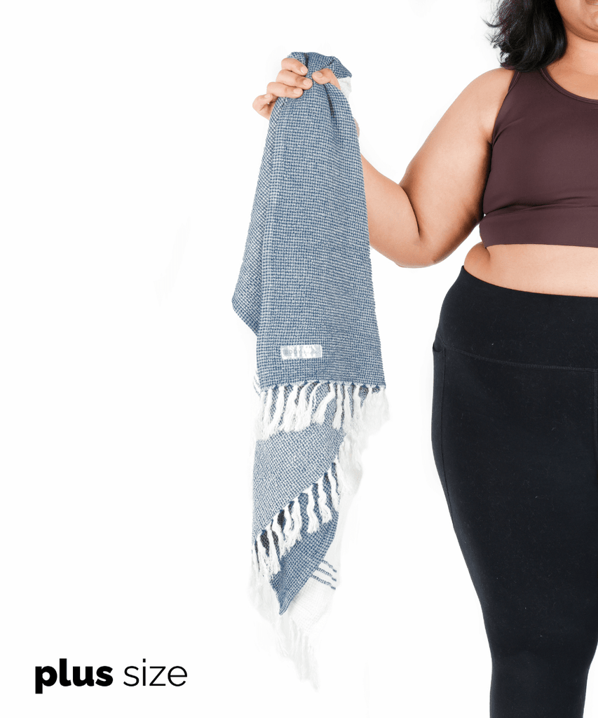 Bamboo Waffle Bath Towel Plus Size