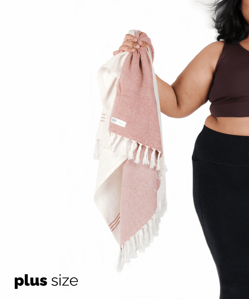 Bamboo Waffle Bath Towel Plus Size