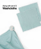 Bamboo Waffle Hooded Baby Towel