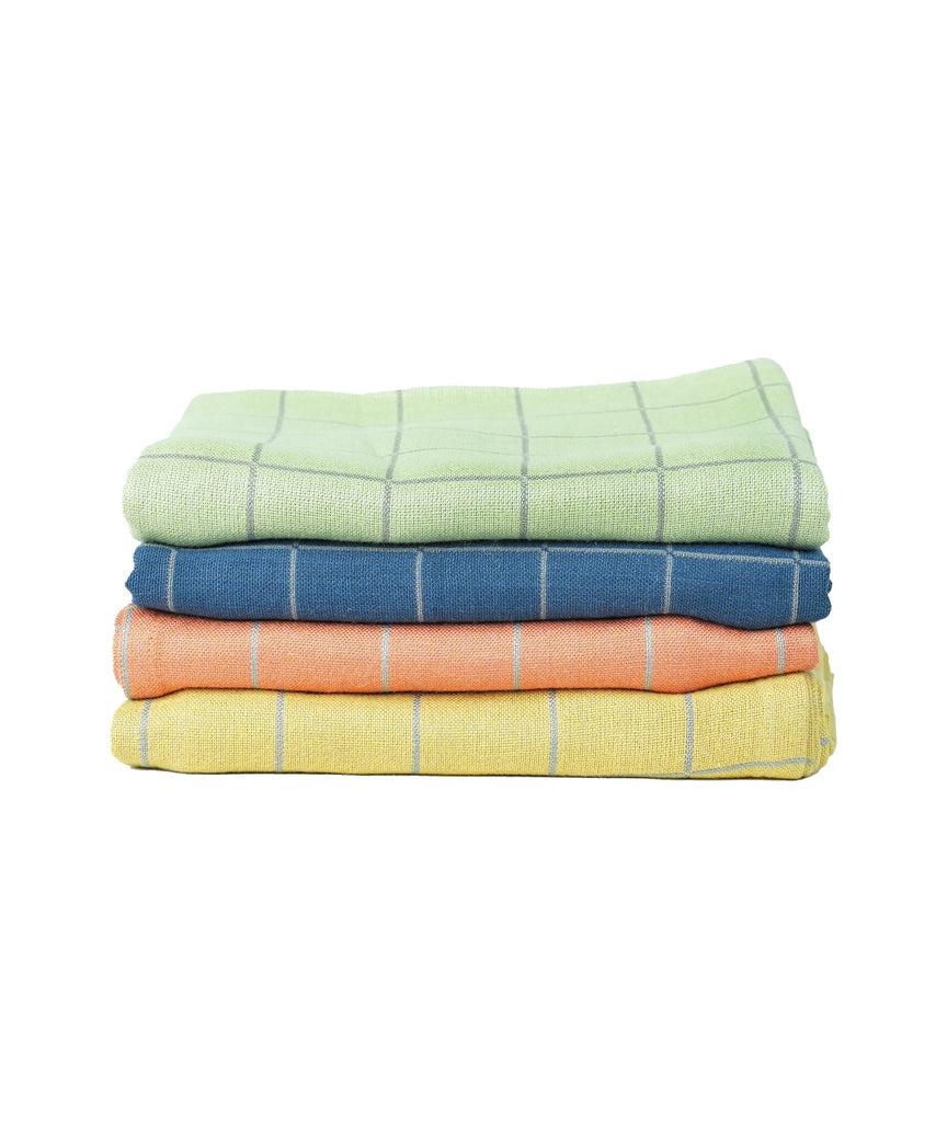 Banana Double Cloth Bath Towel Pack of 4