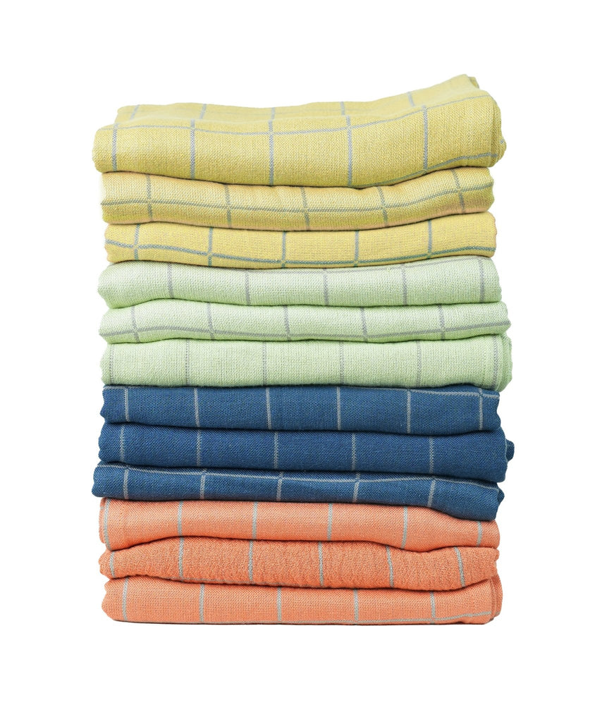 Banana Double Cloth Bath Towels Pack of 12