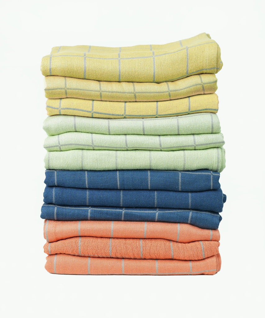 Banana Double Cloth Bath Towels Pack of 12