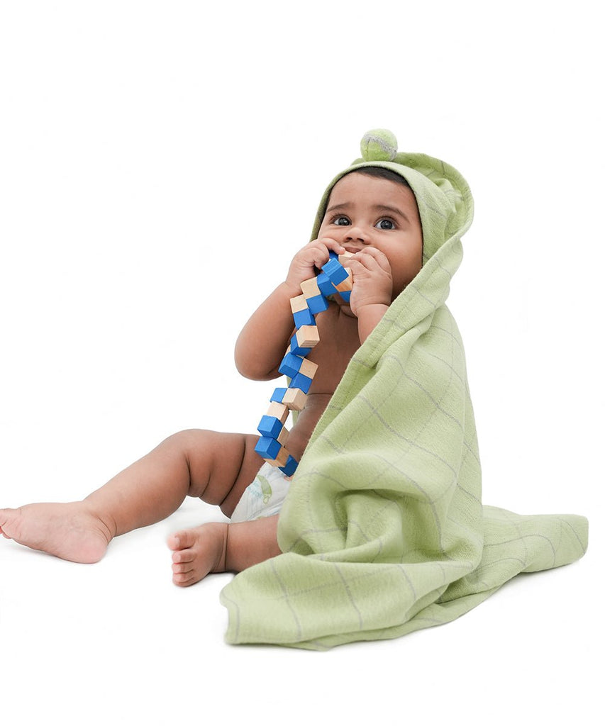 Banana Double Cloth Hooded Baby Towel