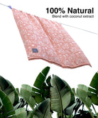 Banana Jacquard Floral Bath Towel | 300 GSM | 75 X 150 CMS