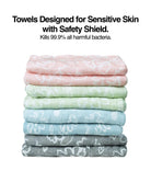 Banana Jacquard Floral Bath Towel Pack of 8