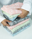 Banana Jacquard Floral Bath Towel Pack of 8