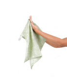 Banana Jacquard Floral Hand Towel Pastel Green