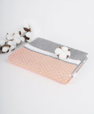 Brocade Cotton Bath Towel - Orange Peel