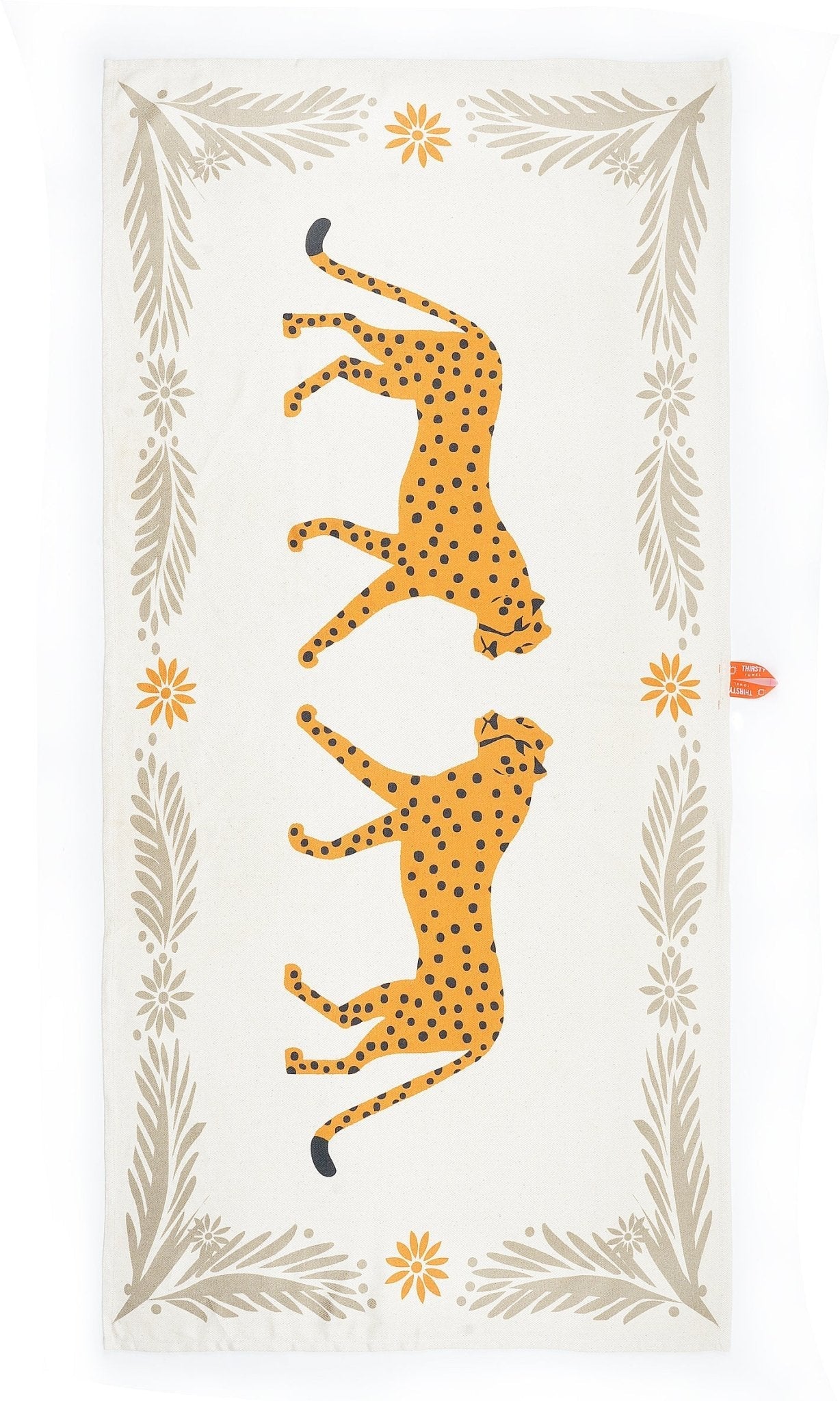 Cheetah Charm Bamboo Bath Towel