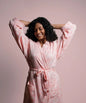 Banana Jacquard Floral Bathrobe