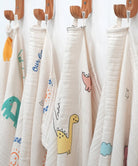 Dino dreams 4 Layer bamboo baby swaddle