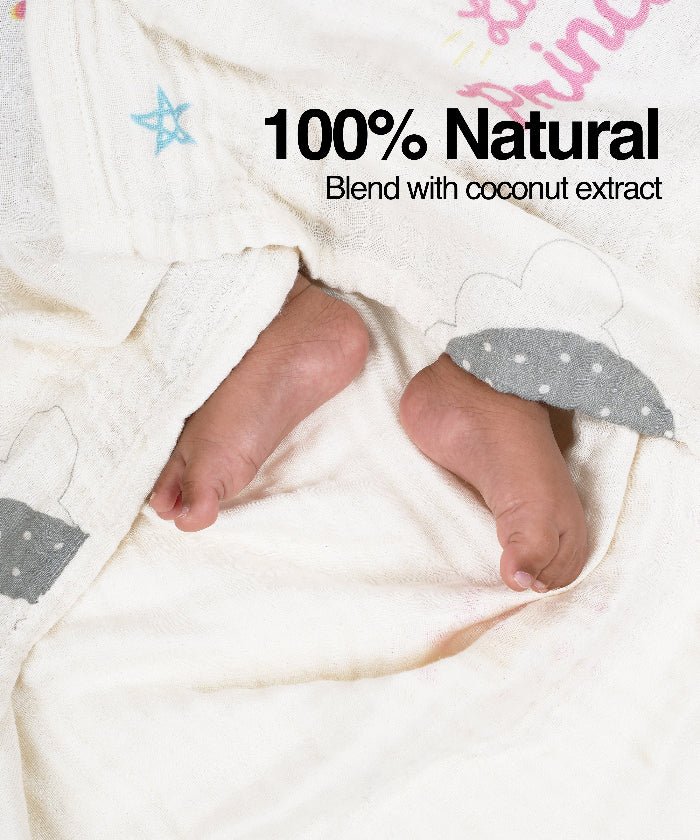 Dino dreams 4 Layer bamboo baby swaddle