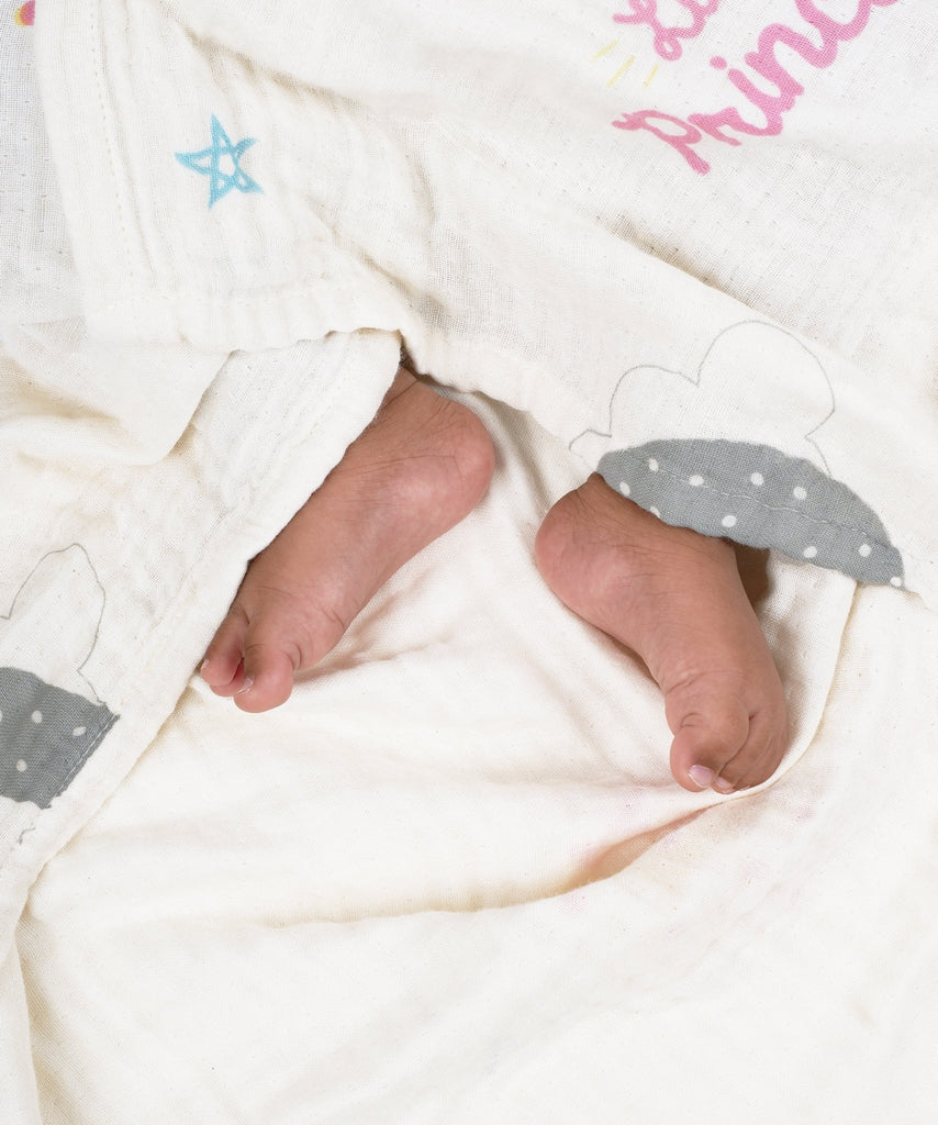 Dino dreams 4 Layer bamboo baby swaddle