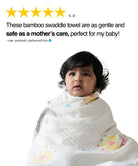 Dino dreams 4 Layer bamboo baby swaddle