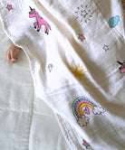 Dino dreams 4 Layer bamboo baby swaddle