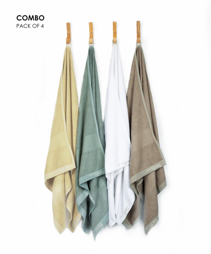 doctor-towels-bamboo-viscose-and-cotton-solid-textured-terry-bath-towel-full-size-sierra-taupe-sage-green-mineral-blue-scarlet-red-white-macaroon-yellow-pack-of-4