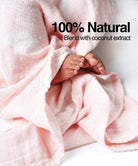 Dreamy clouds Aloe Vera baby bath towel - Blue Skies