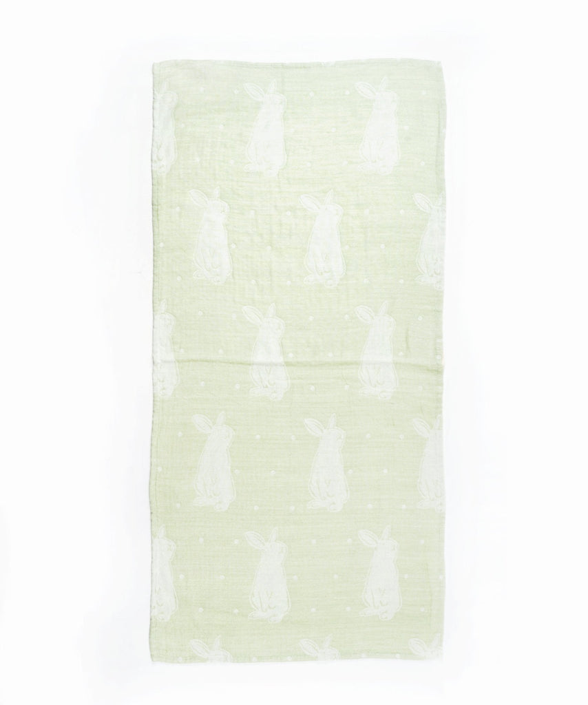 Garden bunny Aloe Vera baby bath towel