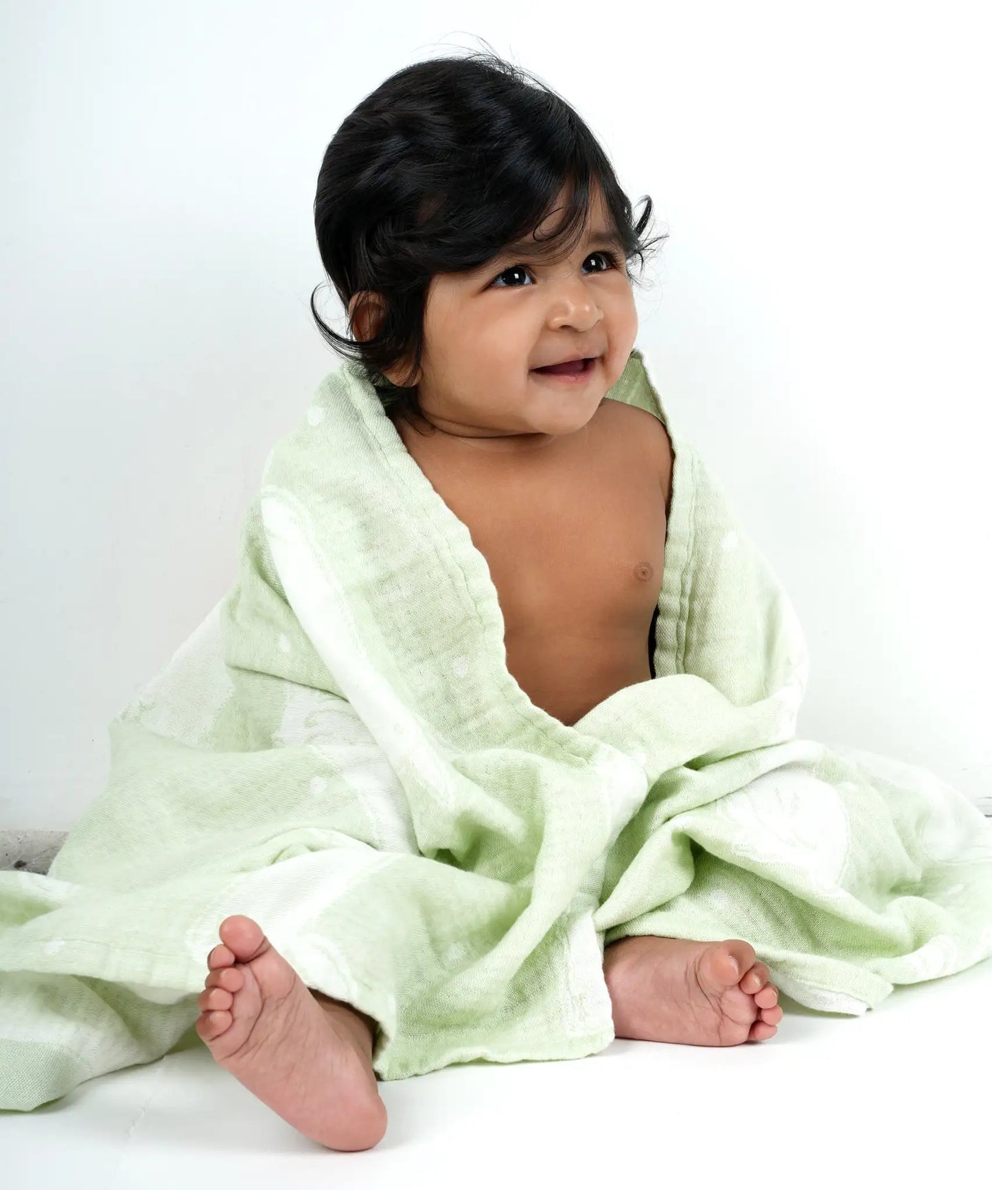 Aloe Vera baby bath Bunny towel | 60 x 120 CMS | 300 GSM