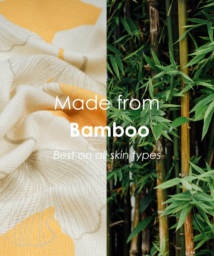 Pack of 2 - Bamboo Bath Towel - Gingko Garden + Piano Pop